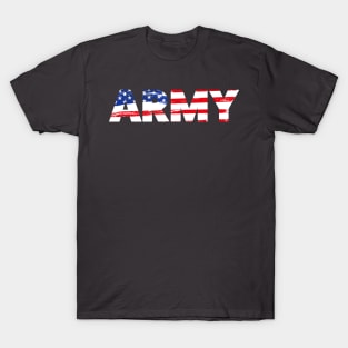 Army US Flag retro style T-Shirt